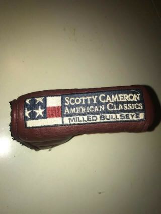 Scotty Cameron American Classics Milled Bullseye Putter Cover.  Rare Great Deal