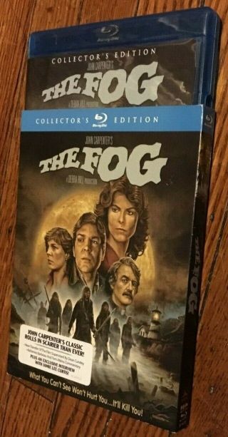 Scream Factory The Fog 2013 Blu - Ray W/ Rare Slipcover John Carpenter