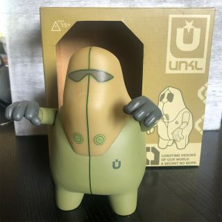 Rare Unkl Brand - Green Tran Jun Po Urban Vinyl 6 " Figure - Vgib - Kidrobot Kaws