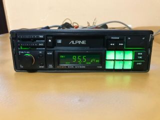 Alpine 7179m Car Radio Cassette - Old School - Lamborgini Countach,  Bmw - - - Rare