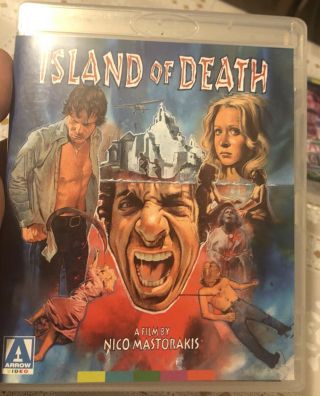 Island Of Death Blu Ray Arrow Video First Pressing Rare Oop Like W/ Booklet.