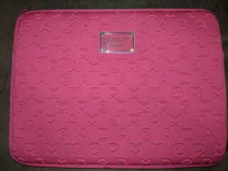 Marc Jacobs Pink Soft Case For Laptop Tablet 10 X 13 - Unique Design Rare