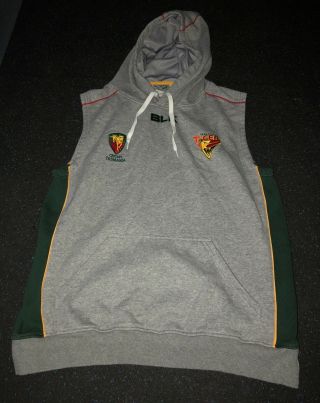 Very Rare Player Issue Tasmanian Cricket Sleeveless Hoodie Vest Size Xl