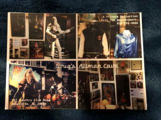 Allman Brothers Derek Trucks concert poster rare signed by artist. 4