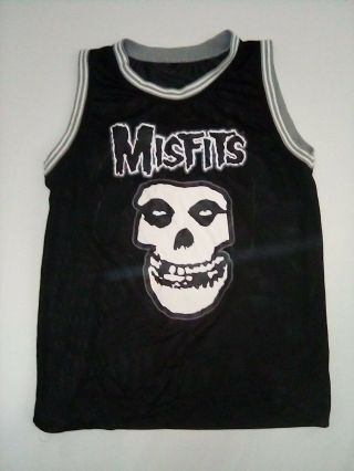 Rare Misfits Basketball Jersey Shirt Size Medium Punk Rock