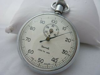 Vintage Smiths 1/100th Stopwatch Made In England - Rare