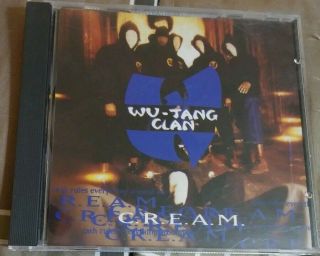 Wu - Tang Clan C.  R.  E.  A.  M.  - Cash Rules Everything Around Me 1994 Usa Cd Rare 8 Trks