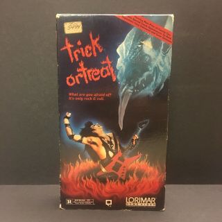 Trick Or Treat VHS Tape 1986 Heavy Metal Cult Horror Ozzy Ozbourne NTSC RARE HTF 2