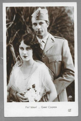 French Pc Fay Wray Gary Cooper The Legion Of The Condemned 1928,  Rare