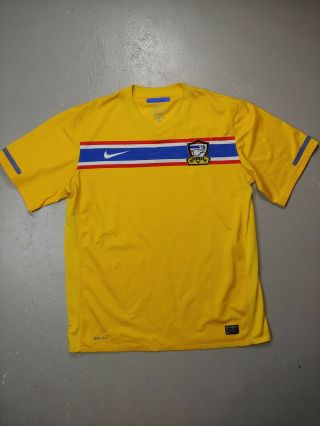 Nike Dri - Fit T - Shirt Thailand Soccer Football Size Xl Jersey Rare Distressed