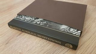 Rare First Edition Folio Society Marcus Aurelius Meditations Book See Photo
