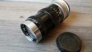 Vtg Nikon Q C 13.  5cm 135mm 1:3.  5 Nippon Kogaku S - Mount Rangefinder Lens Rare