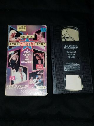 Starrcade 1983 - 1987 A Video History Of Nwa Wrestling Alternate Vhs Rare Jcp Wcw