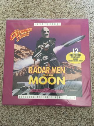 Cliffhanger Serials - Radar Men From The Moon Laserdisc - Very Rare
