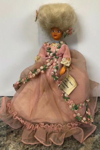 Rare Peggy Nisbet Madame Pompadour H/227 - Doll Pink Made In England
