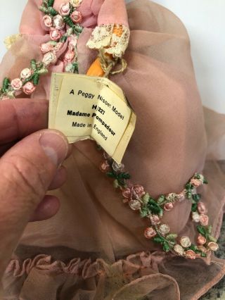Rare PEGGY NISBET MADAME POMPADOUR H/227 - Doll Pink Made In England 5