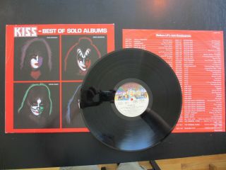 Kiss - Best Of The Solo Albums Lp 1980 German Logo Vinyl Record Rare