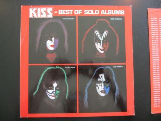 KISS - BEST OF THE SOLO ALBUMS LP 1980 GERMAN LOGO VINYL RECORD RARE 2