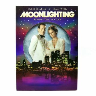 Moonlighting: The Complete Seasons One And Two 1 2 Very Good 6 - Disc Dvd Set Rare