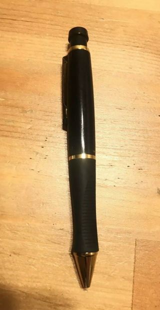 Sanford Phd Retractable Gel Pen - Black And Gold.  Rare.  No Ink Barrel