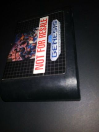 Streets of Rage 2 (Sega Genesis,  1992) Cartridge Only Cart Rare Not For Resale 3