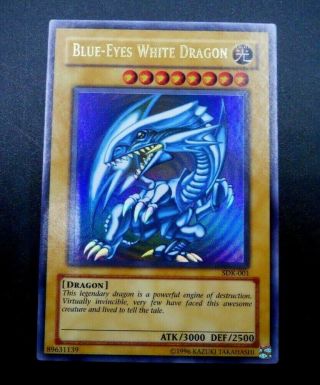 Yugioh Blue - Eyes White Dragon Sdk - 001 Ultra Rare