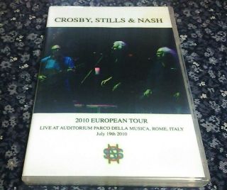 Crosby Stills & Nash / 2010 Italy 719 / Rare Live Import / 2dvd / Csn