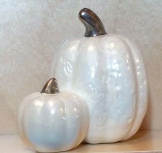 Nora Fleming Pearl Pumpkins,  Retired & Limited Edition,  Rare & HTF P3 2