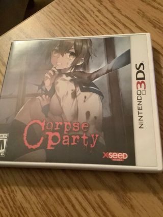 Corpse Party (nintendo 3ds,  2016) With Soundtrack Very Rare And