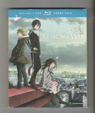Noragami: The Complete First Season Blu - Ray/dvd Widescreen Anime Rare Htf