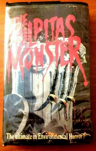 The Milpitas Monster Vhs Ultra Rare Horror San Francisco Trashy Low Budget