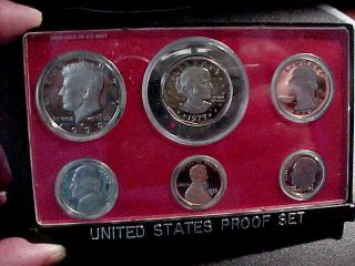 1979 Tyii Type 2 Type Two Proof Set Rare Clear " S "