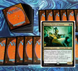 Mtg Black Green - 1/ - 1 Counter Deck Magic The Gathering Rare 60 Card Amon Hapatra