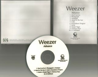 Weezer 2001 Green Album Ultra Rare Tst Press Advnce Promo Dj Cd Usa