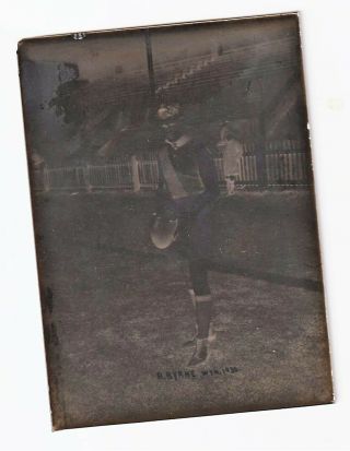 Williamstown Football Club.  Rare Glass Photographic Plates 1930.  R.  Byrne& Team