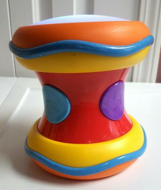 Kidoozie Flash Beat Drum Musical Toy With Lights & Sounds Htf Rare