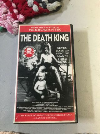 The Death King Flim Threat Horror Sov Slasher Rare Oop Vhs Big Box Slip