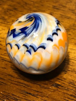 Charles Gibson Contemporary Snakeskin Multi Colored Marble Rare 1.  50