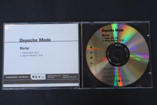 Depeche Mode Advance Promo Pro Cd Dm Dave Gahan Martin Gore Rare Martyr 2 Track