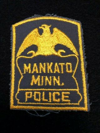 Mankato Minnesota Mn Police Sheriff Patch - Highway Patrol State - Very Old Rare