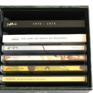 GENESIS 1970 - 1975 - BOXSET 7 HYBRID SACDS,  6 DVD MADE IN EU 2008 VERY RARE OOP 5