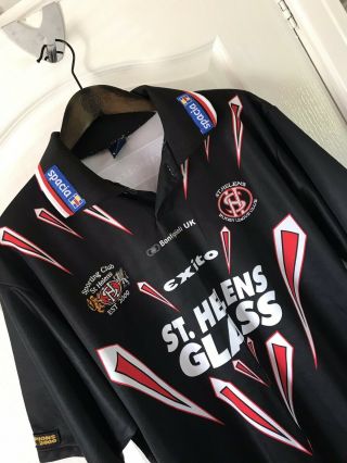 Vtg Exito St Helens Rugby League Shirt Jersey Xl Saints Champions 1999 - 2000 Rare