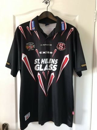 VtG Exito St Helens Rugby League Shirt Jersey XL saints Champions 1999 - 2000 Rare 2