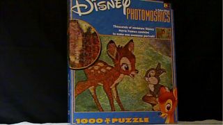 Disney Bambi Photomosaics Jigsaw Puzzle Buffalo Games Inc.  Rare
