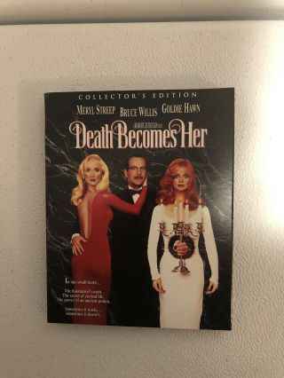 Death Becomes Her Scream Factory Blu Ray With Rare Oop Slipcover