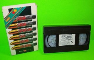 Sigue Sigue Sputnik Sex Bomb Boogie Vhs Video Tape 1986 Uk Pal Electronic Rare