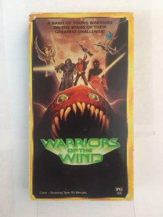 Warriors Of The Wind Vhs 1991 Oop Studio Ghibli Nausicaa Rare Miyazaki Anime