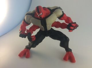 2006 Bandai Ben 10 Four 4 Arms Red Action Figure Large 10 " Rare