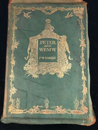 Rare Jm Barrie Peter And Wendy Sixth Edition 1911 Bound In Soft Leather