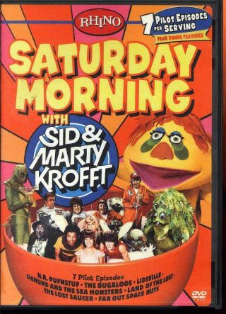 Rare Dvd: Saturday Morning With Sid & Marty Krofft (2005),  7 Pilots